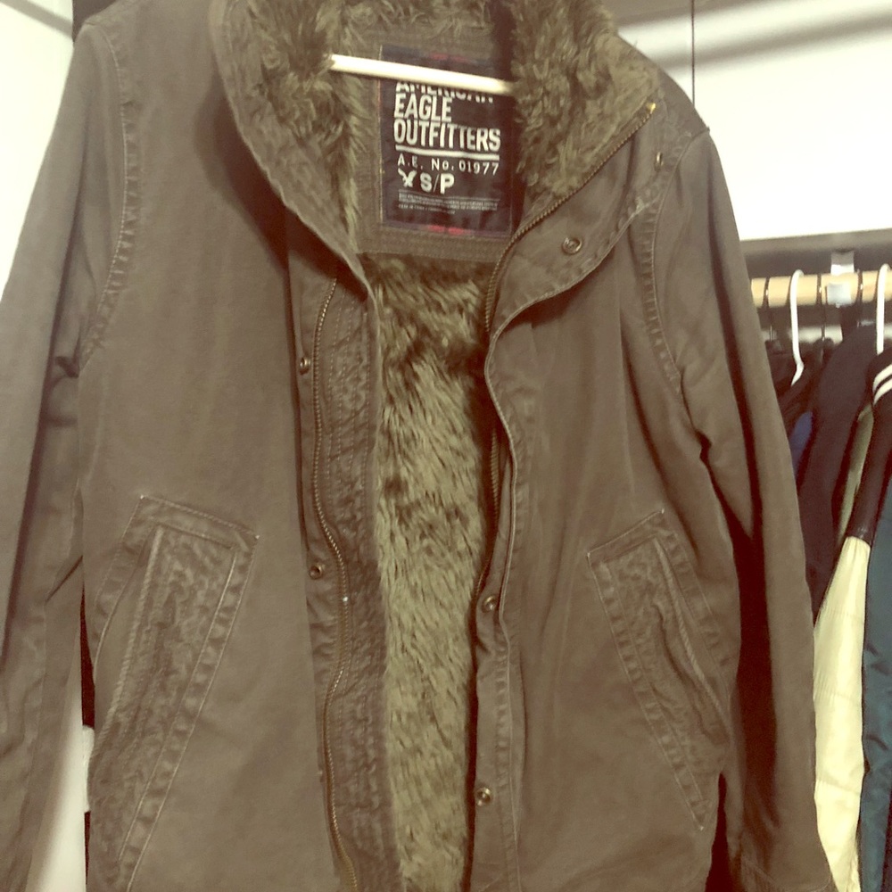 Utility AE fur lined jacket